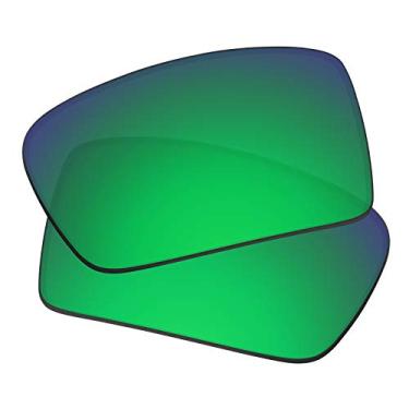 Imagem de Predrox Lentes de reposição Gascan para óculos de sol Oakley Polarizadas, Verde espelhado, 0