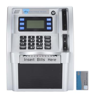 Imagem de ATM Piggy Bank Voice NOTA NOTA SLOTA PIN PIN Código de Código de Segurança ABS Material Blue Kids Toy Money Box Great Presente