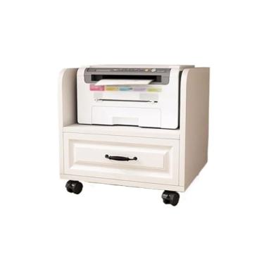 Imagem de LICONG-2020 Suporte de impressora simples moderno prateleira embaixo da mesa organizador de banco suporte de impressora armário de cabeceira desinfecção suporte de prateleira para impressora (C,M)