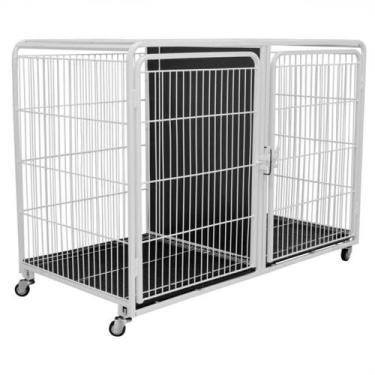 Imagem de Canil Gatil Para Pet Shop 2 Lugares  Rodizio Duplo Inferior - Açomix, 