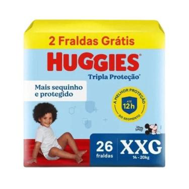 Imagem de Fralda Huggies Tripla Proteção Meguinha XXG 26 unidades