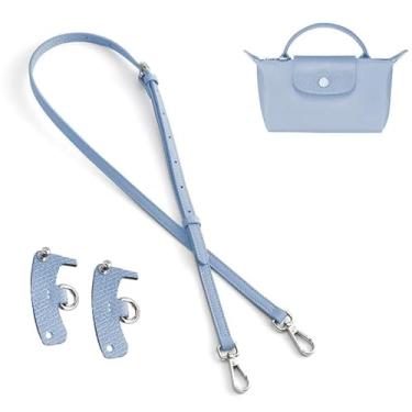 Imagem de Kit de conversão de alça para mini carteira Longchamp, alça de ombro de substituição ajustável, Azul, One Size