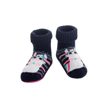 Imagem de Meia Botinha com Sola Emborrachada Bebê Lhama - Puket, 15 A 18