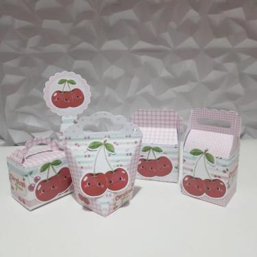 Imagem de Kit 100 Personalizados Cerejinha - Orvalho Festas