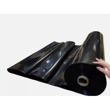 Imagem de Rolo de revestimento de lago geomembrana impermeável de borracha HDPE de 0,5 mm 20 mm (2 x 20 m)