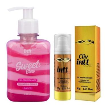 Imagem de Creme beijável Sweet Glow Dessensibilizante Cliv Gold Kit - Intt