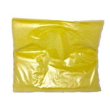 Imagem de Saco De Lixo 100 Litros Colorido Amarelo  Com 100 Unidades - HIGIPACK