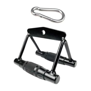 Imagem de simhoa Lat Pull Down gancho Anti -Slip Grip V Barra Double D, Double D para a academia em casa Fitness Workout Fitness