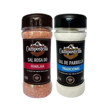 Imagem de Sal Rosa do Himalaia + Sal de Parrilla Tradicional - Campostella