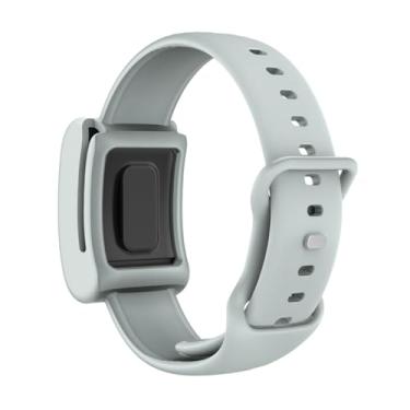 Imagem de Emilydeals Pulseiras para Whoop 4.0 - Pulseira de silicone macio de substituição para Whoop Fitness & Activity Tracker Acessórios (cinza)