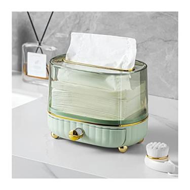 Imagem de Caixa de suporte de lenços caixa de papel toalha de luxo, sala de estar, controle remoto multifuncional criativo de alta qualidade, caixa de papel de guardanapo de restaurante estojo de suporte de