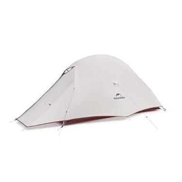 Imagem de Barraca Cloud Up Pro Naturehike 2024, barraca ultraleve atualizada, 1,23 kg/2,7 libras, barraca dupla para 1 pessoa, para acampamento, mochila, caminhada, autônoma, construção, fácil de montar (cinza)