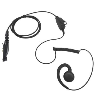 Imagem de Fone de ouvido giratório C com microfone de vigilância compatível com Motorola Retevis RT29 RT48 RT47 RB23 RB46 RT87 NR30 EX500 GP328Plus Ailunce HD1 HD2 HA1G