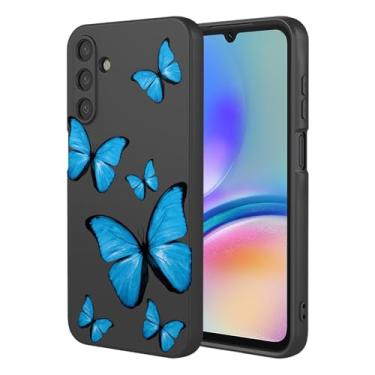 Imagem de KOARWVC Capa de celular para Galaxy A05S, capa para Samsung A05s SM-A057F, design de padrão de borboleta, fina, protetora, macia, amortecedora, capa de telefone para Samsung Galaxy A05s borboleta