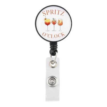 Imagem de Lywjyb Birdgot Spritz Badge Reel Cocktail Lover Gift Drinking Aperol Party Merch Bachelorette Party Gift Cocktail Hour Merch (emblema Spritz)
