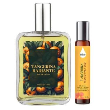 Imagem de Perfume Tangerina Radiante Homem 100Ml + Óleo Essencial 10Ml - Essênci