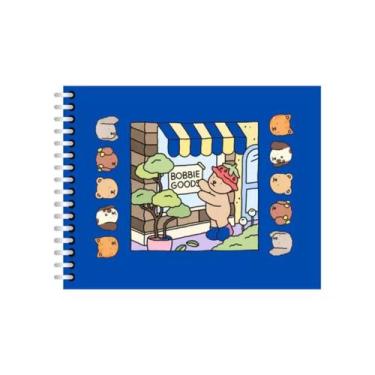 Imagem de Kit Livro de Colorir Bobbie Goods 80 Canetinhas 50 Páginas Capa Dura P
