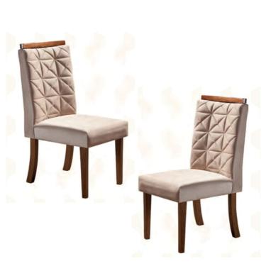 Imagem de Cadeiras para Mesa de Jantar Estofada - Verona - Art Salas