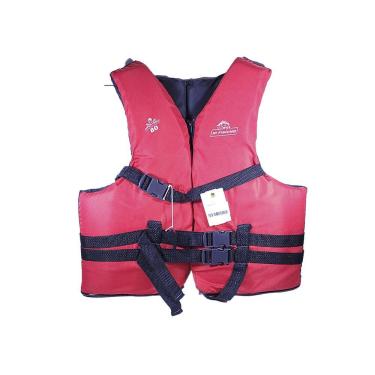 Imagem de Colete Salva Vidas Hiper Pesca Com Ziper EAF Suporta 60KG Feito Em Nylon