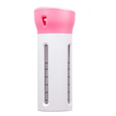 Imagem de Kit Garrafa Dispenser Portátil 4 Em 1 Para Shampoo e Cremes