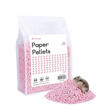 Imagem de Niteangel Roupa de cama com pellets de papel para hamster 850 g para hamsters anões sírios, gerbos, ratos, lemming degus ou outros animais de estimação de tamanho pequeno (rosa)