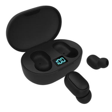 Imagem de Fone De Ouvido Bluetooth 5.3 Sem Fio Starmega ST-158A Com Visor Preto