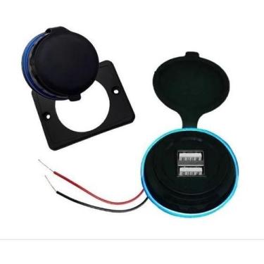 Imagem de Tomada Usb Veicular Carregador Celular Tablet Extensor - Kit de Produt