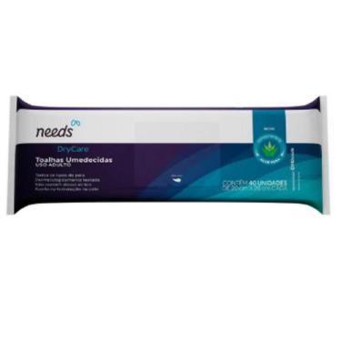 Imagem de Lenço Umedecido Dry Care Adulto Com 40 Unidades - sem marca