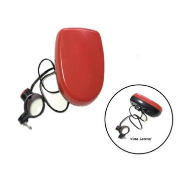 Imagem de Sirene Eletrônica Buzina para Bicicleta Compacta - ALLKAR, Vermelho
