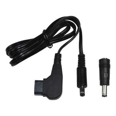 Imagem de HQRP D-Tap para DC 5,5 x 2,5 mm 5,5 x 2,1 mm Cabo de alimentação para monitor Atomos Shogun, Ikan Monitor, Atomos Ninja V KiPRO SmallHD Shogun Sony PIX-E7 PIX-E5 7 Touchscreen Hollyland Mars 400s