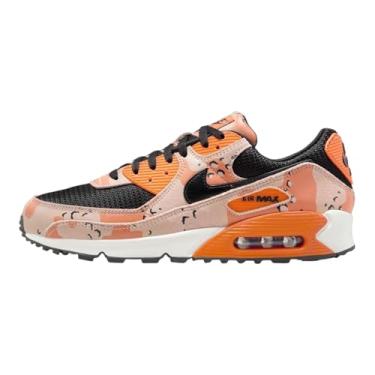 Imagem de Nike Air Max 90 Premium, tênis masculino, Bio Bege/Preto/Laranja Segurança, 42