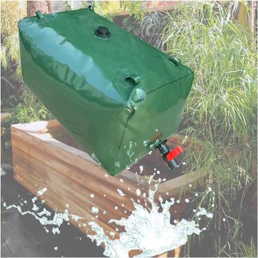 Imagem de Bolsa de água resistente a lágrimas 1000L - 6000L, bexiga de armazenamento de água com válvula, bolsa de recipiente de armazenamento dobrável para camping e água de emergência, 1500 l/396 ga