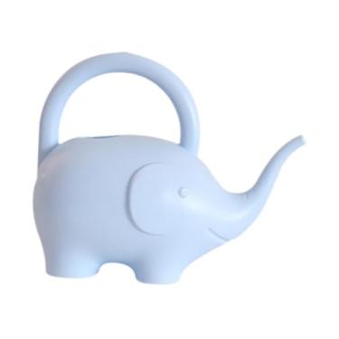 Imagem de Bothyi Regador infantil, pequeno regador, adorável e confortável vaso de rega de jardim, ferramenta de jardinagem para pátio, quintal e plantas de interior, Elefante Azul
