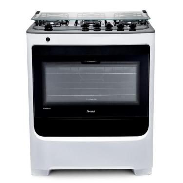 Imagem de Fogão De Piso 5 Bocas Cfs5 Acendimento Automático Consul Branco Bivolt