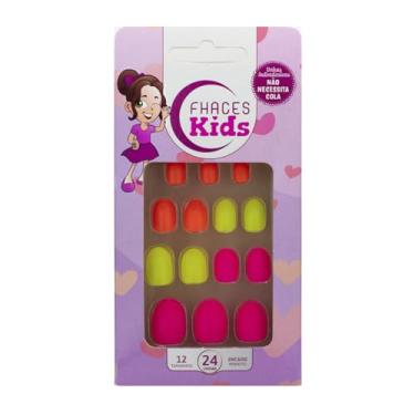 Imagem de Unhas Fhaces Infantil Multicolors U4500