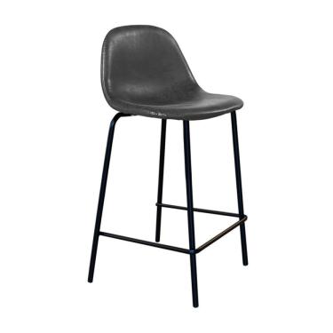 Imagem de Banqueta Base Baixa Tania Rivatti Móveis Preto