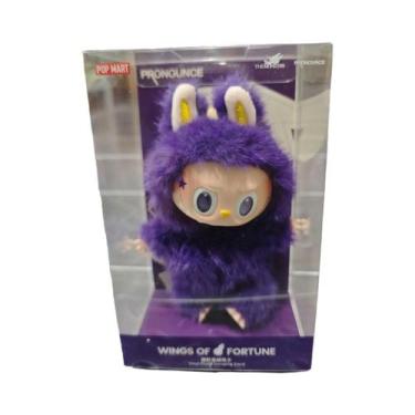 Imagem de Roxo Labubu Mokoko 17cm Chaveiro De Pelúcia Animal De Pelúcia Macarone