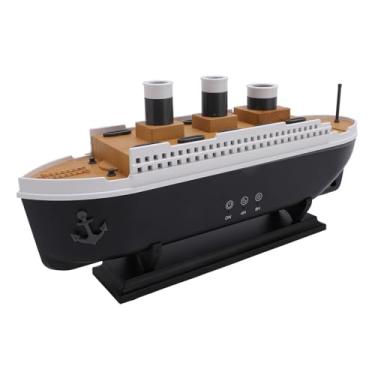 Imagem de Akozon Difusor de Aromaterapia 250ml um Umidificador de óleo Essencial de Navio Com Controle Remoto para Quarto e Escritório, 7 Modos de Iluminação, Operação Silenciosa e Função do Timer (Plugue nos