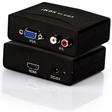 Imagem de Cabo Adaptador Conversor Vga Para Hdmi Com Áudio