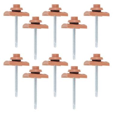 Imagem de Kit de Vedação e Fixação para Telha Plan Cerâmica com 10 Peças - 08118