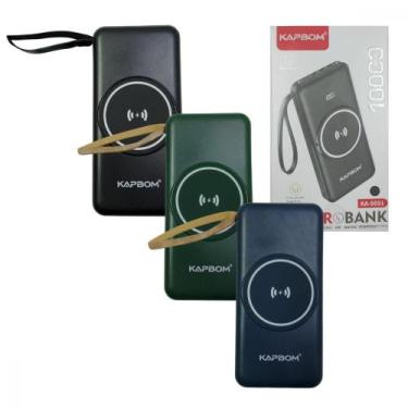 Imagem de Carregador Portátil Power Bank 10000mAh Sem Fio por INDUÇÃO Kapbom KA-