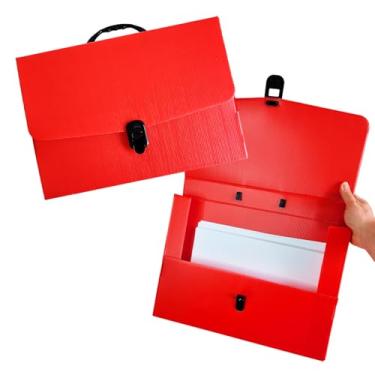 Imagem de Maleta Oficio Polidello, Vermelha, Dello