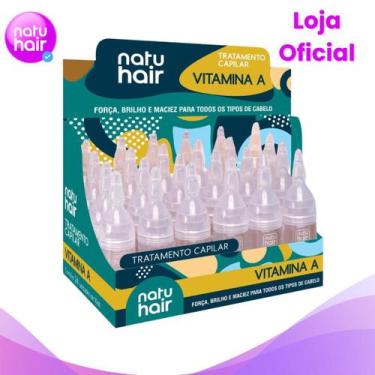 Imagem de Kit 6 Ampolas de Tratamento Capilar Natuhair 10 ml Vitamina A - Natuha