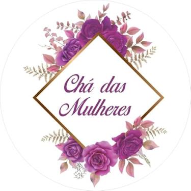 Imagem de Painel Festa Redondo C/Elastico 1,50m Chá das Mulheres (CHMULH002)
