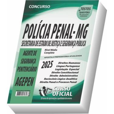 Imagem de Apostila Agepen - Mg - Polícia Penal - Agente Penitenciário - Curso of