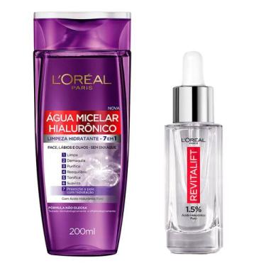 Imagem de L'Oréal Paris Hialurônico Kit - Água Micelar + Sérum Preenchedor, Kit
