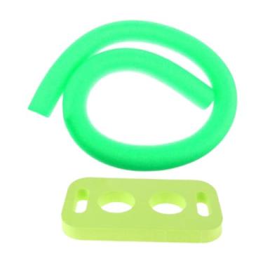 Imagem de oshhni Macarrão de piscina, macarrão de natação multiuso com conector, brinquedo aquático reutilizável, bastões flutuantes para piscina, bastões de, Verde Amarelo Verde