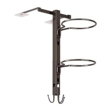 Imagem de Vaveren Suporte para armazenamento de bolas de basquete, organizador de aderência para bolas de vôlei, presente para academia em casa, prateleira de futebol, Preto 42x18cm