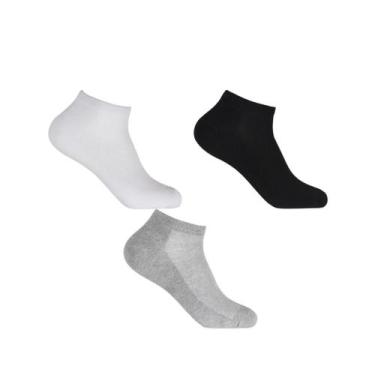 Imagem de Kit 3 Pares de Meias Invisível Masculina 39/43 Altomax, Mista, 39/43