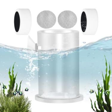 Imagem de Alimentador Para Peixes Betta | Recipiente Transparente para Camarões | Taça de Alimentação para Aquário com Ventosa, Dispensador Pequeno de Comida para Peixes